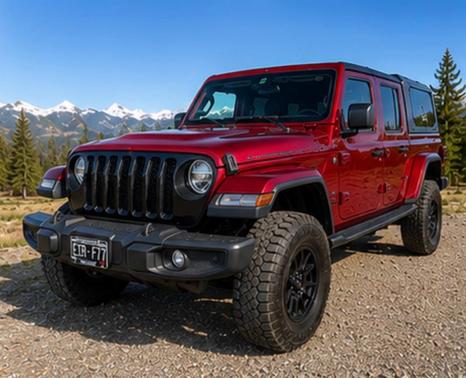 Red 2021 Jeep Gladiator Willys
