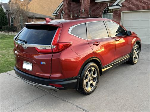 Red 2017 Honda CR-V EX