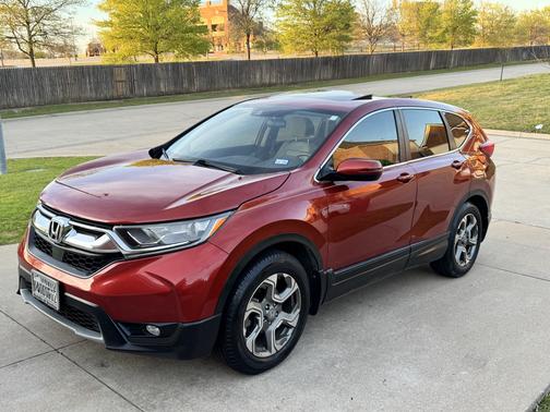 Red 2017 Honda CR-V EX
