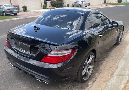 Black 2012 Mercedes-Benz SLK-Class SLK 55 AMG