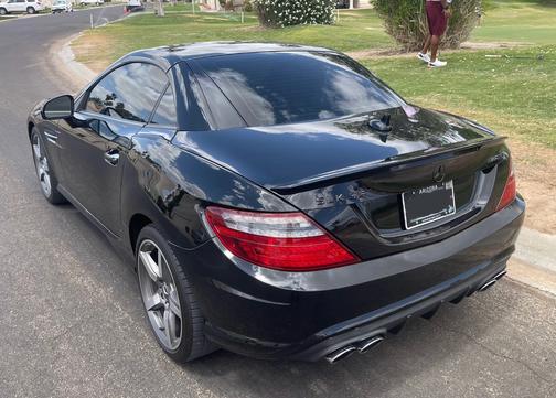 Black 2012 Mercedes-Benz SLK-Class SLK 55 AMG