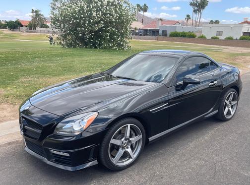 Black 2012 Mercedes-Benz SLK-Class SLK 55 AMG