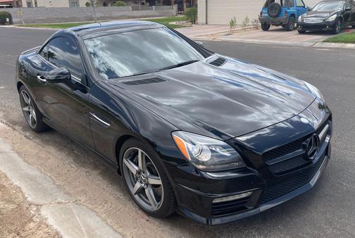 Black 2012 Mercedes-Benz SLK-Class SLK 55 AMG