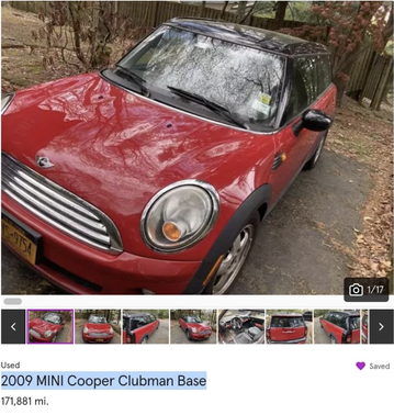 2009 MINI Cooper Clubman Base