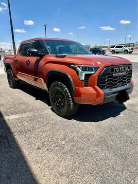 Orange 2024 Toyota Tundra Hybrid TRD Pro