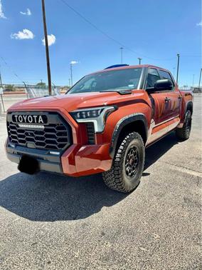 Orange 2024 Toyota Tundra Hybrid TRD Pro