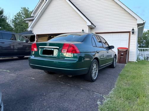 Green 2001 Honda Civic LX