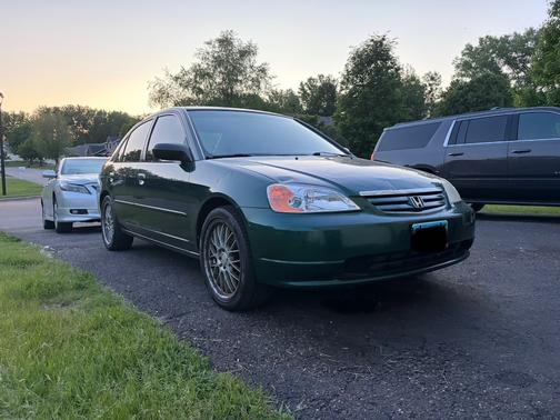 Green 2001 Honda Civic LX