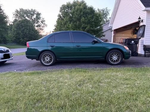 Green 2001 Honda Civic LX