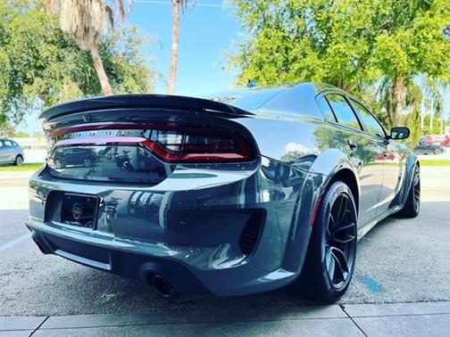 Gray 2023 Dodge Charger SRT Hellcat Widebody Jailbreak