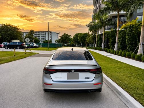 Silver 2025 Honda Accord Hybrid Sport-L