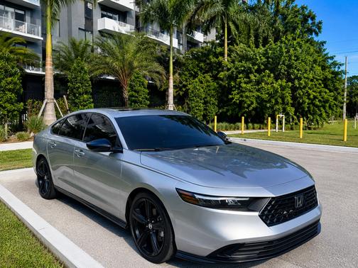 Silver 2025 Honda Accord Hybrid Sport-L