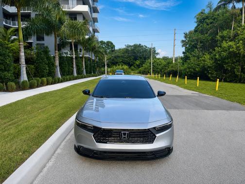 Silver 2025 Honda Accord Hybrid Sport-L