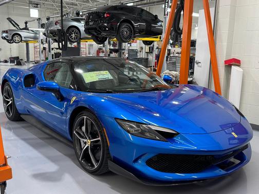 Blue 2026 Ferrari 296 GTS Base