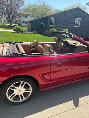 Red 1997 Ford Mustang GT