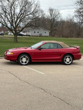 Red 1997 Ford Mustang GT