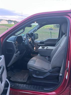 Red 2017 Ford F-150 XLT