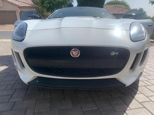 White 2015 Jaguar F-TYPE R