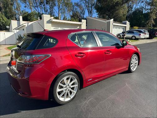 Red 2012 Lexus CT 200h Premium