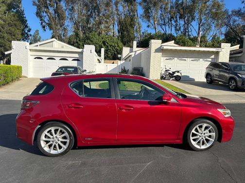 Red 2012 Lexus CT 200h Premium