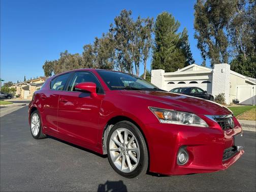 Red 2012 Lexus CT 200h Premium