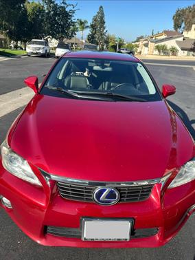 Red 2012 Lexus CT 200h Premium