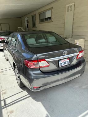 Gray 2013 Toyota Corolla L