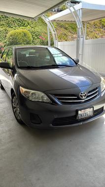 Gray 2013 Toyota Corolla L