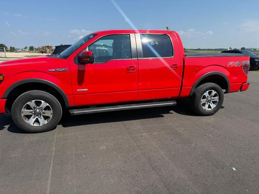 Red 2014 Ford F-150 FX4