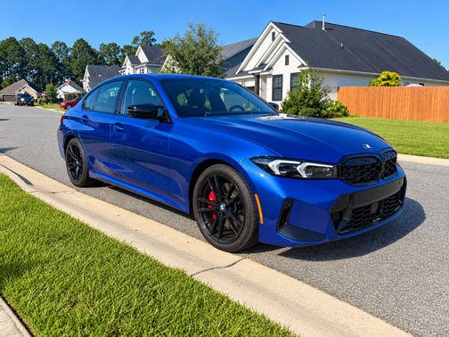 Blue 2024 BMW M340 i xDrive