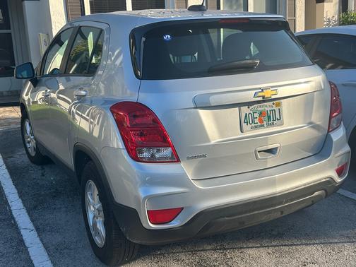 Silver 2021 Chevrolet Trax LS