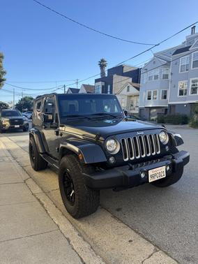 Gray 2017 Jeep Wrangler Sahara