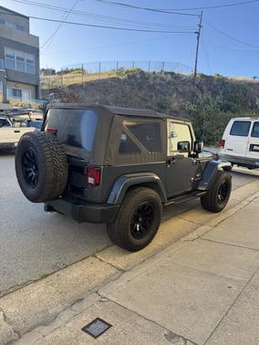Gray 2017 Jeep Wrangler Sahara