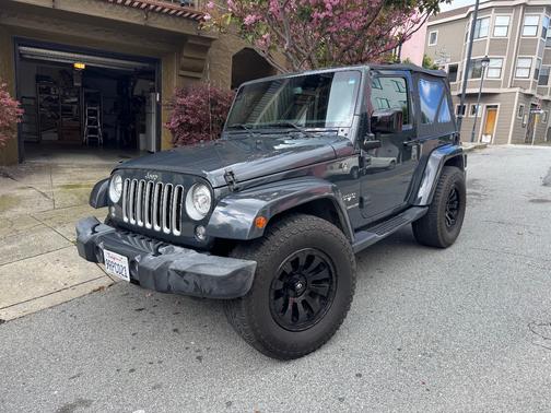 Gray 2017 Jeep Wrangler Sahara