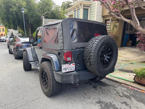 Gray 2017 Jeep Wrangler Sahara