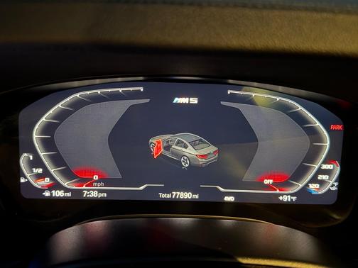 Black 2020 BMW M5 Base