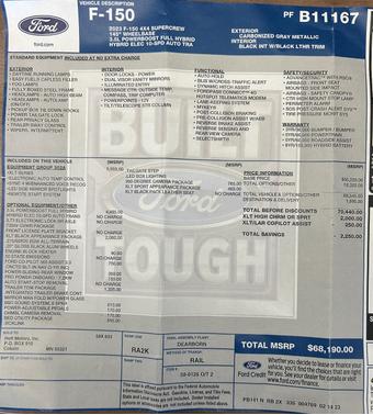 Gray 2023 Ford F-150 XLT