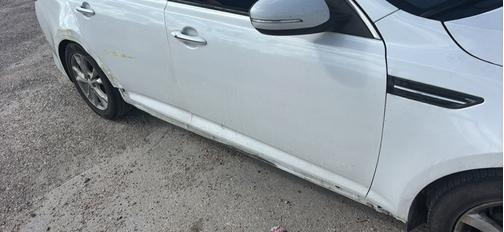 White 2015 Kia Optima EX