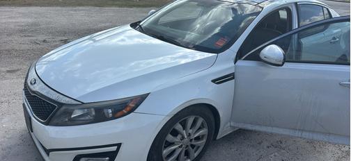 White 2015 Kia Optima EX
