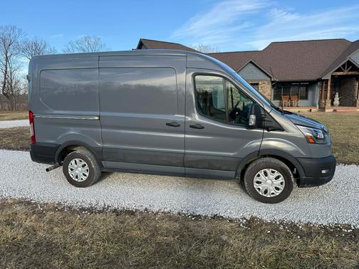 Gray 2023 Ford Transit-150 Base