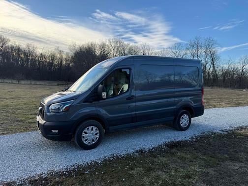 Gray 2023 Ford Transit-150 Base