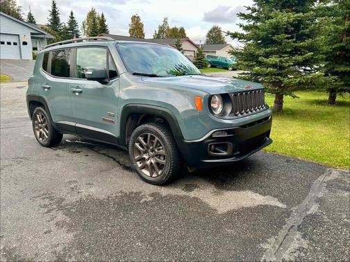 Blue 2016 Jeep Renegade Latitude
