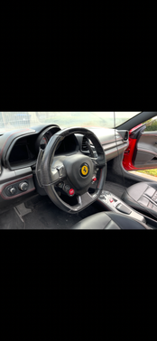 Red 2010 Ferrari 458 Italia Base