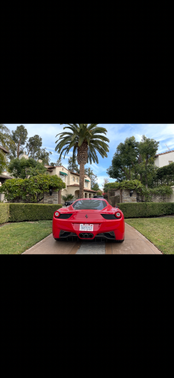 Red 2010 Ferrari 458 Italia Base