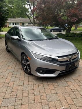 Silver 2017 Honda Civic Touring