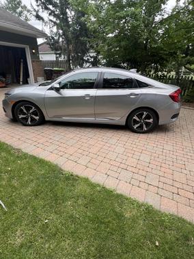 Silver 2017 Honda Civic Touring