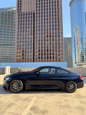 Blue 2018 BMW M4 Base