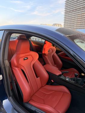 Blue 2018 BMW M4 Base