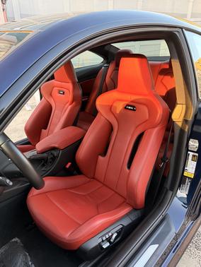 Blue 2018 BMW M4 Base