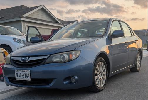 Blue 2010 Subaru Impreza 2.5 i Premium